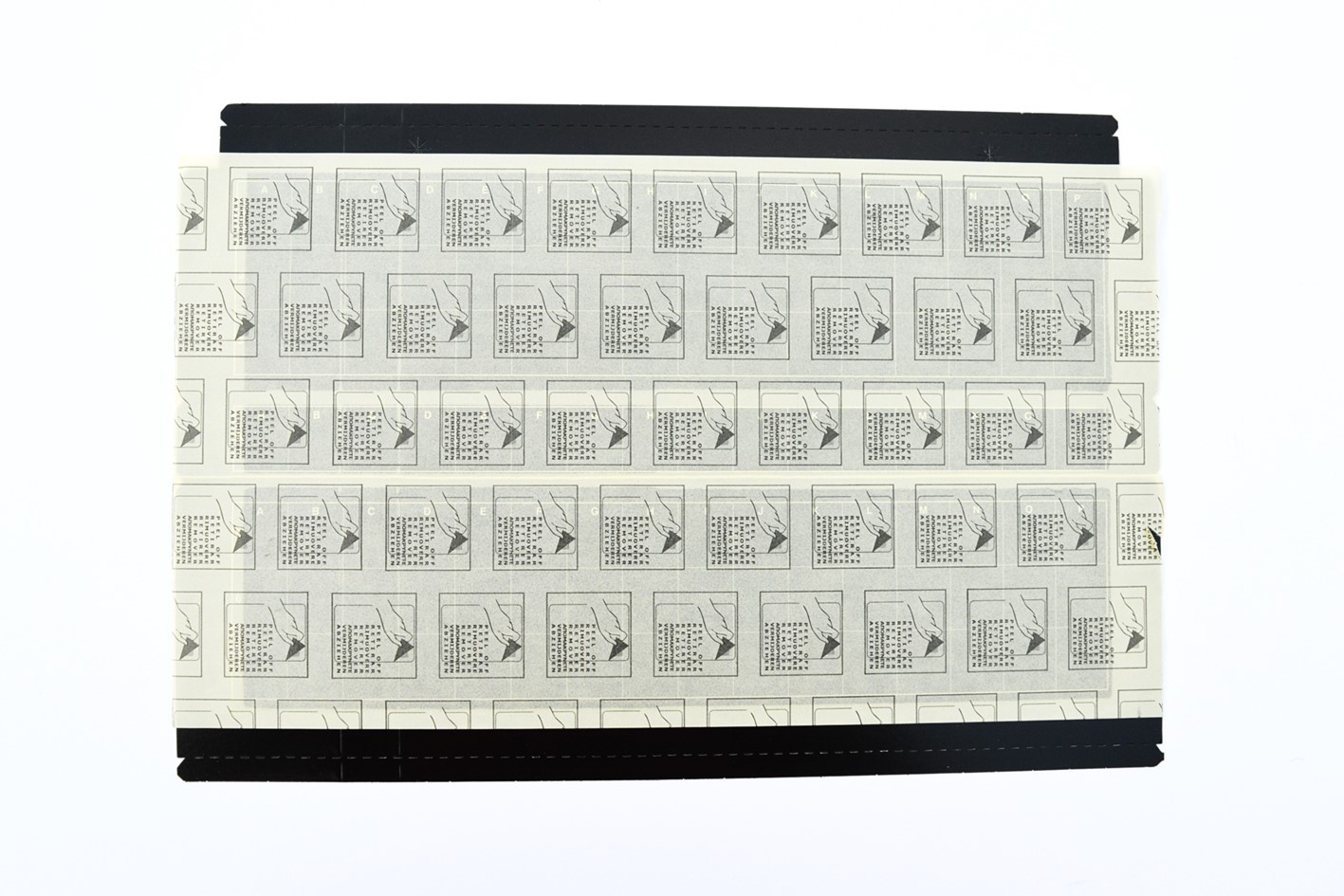 Universal limplade, sort (x15)