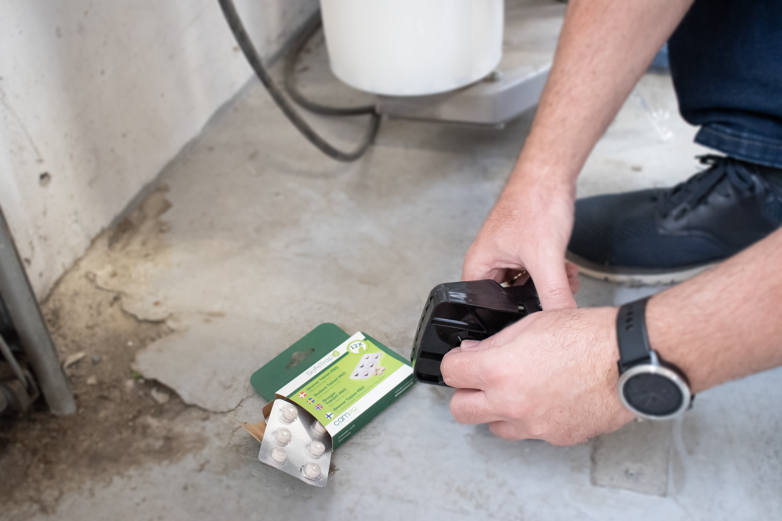 SafeTrap Rottefælde C-REX smækfælde Mod Rotter