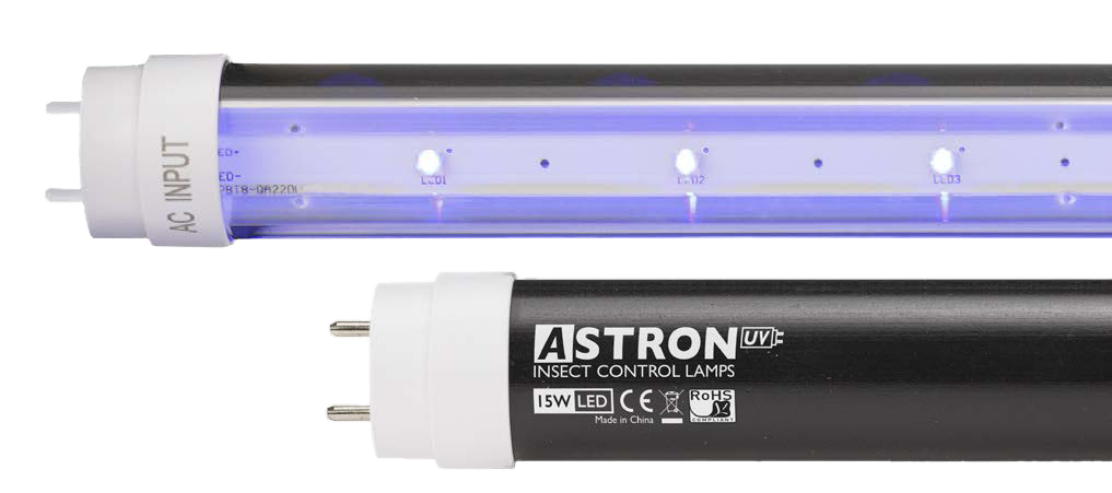 Astron 9 watt UV-rør, LED 450 mm.