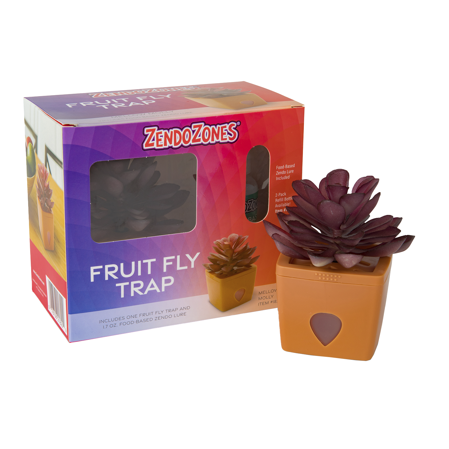 ZendoZones® Bananfluefælde, Mellow Molly, terracotta